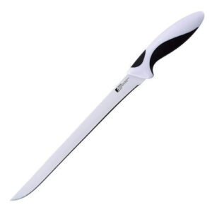 CUCHILLO JAMONERO 25CM SS BLANCO & NEGRO