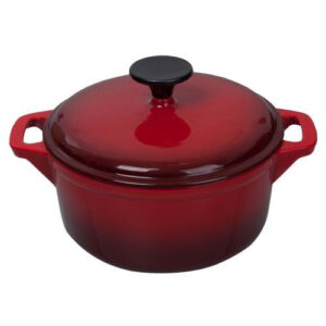 CASEROLA CAST IRON ENAMEL 24 CM SC ROJA 3 LITROS