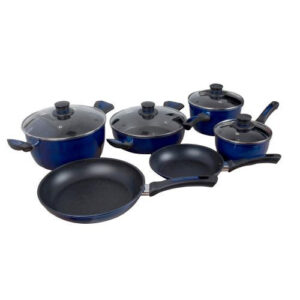 JUEGO DE OLLA ALUMINIO-TEFLON 10 PIEZAS
