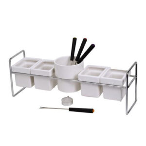 FONDUCERA SET 10 PCS CERAMICA «SC»