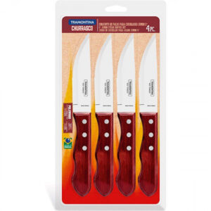 SET 4 PCS CUCHILLO JUMBO POLIWOOD BLISTE