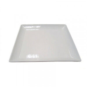 PLATO PORCELANA CUADRADO 25 CM