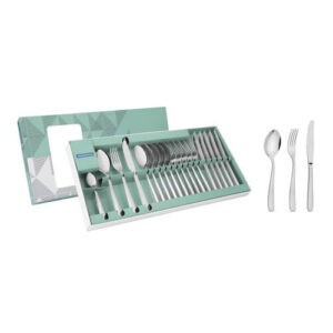 SET CUBIERTOS 24 PZAS MARESIAS ACERO INO