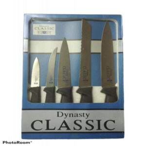 CUCHILLO   DINASTY SET 5 PZAS EN CAJA