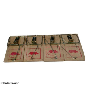 TRAMPA PARA RATONES MADERA PEQ SET 4 P