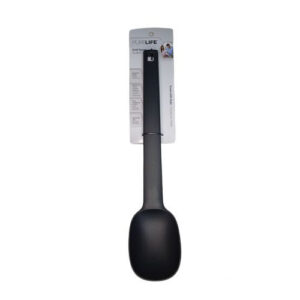 CUCHARA COCINA NYLON NEGRA
