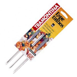 PARRILLA PINCHOS 15cm. SET 6