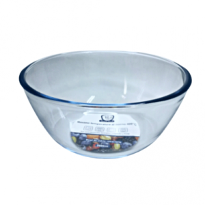BOWL DE VIDRIO BOROSILICATO REFRACTARIO 1.5 LITROS