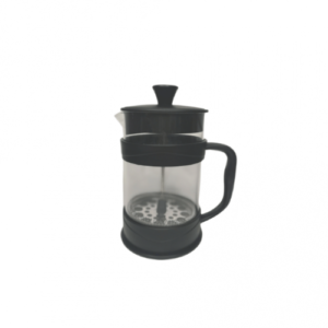 CAFETERA TIPO FRANCESA A PRESION EN VIDRIO Y PLASTICO 350 ML (4605)