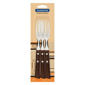SET 3 TENEDOR   TRADICIONAL P/ MESA BLISTER