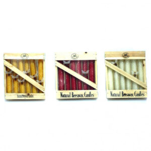 VELA 6″» TAPERS PANAL ABEJA ROJO-BLAN