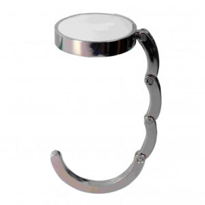 GANCHO P/COLGAR CARTERAS EN MESA EN ACERO INOX PLEGABLE