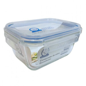 CONSERVADOR DE COMIDA EN VIDRIO TAPA PLAST. 950ML 18.3×13.8×9.4 CM