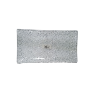 PLATO DE VIDRIO TIPO FUENTE RECT 26 X 14 CM