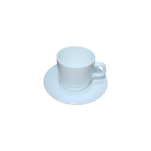 TAZA C/PLATO RESTAURANT ARCOROC UNI CAFE GDE 6,1/4 ONZ