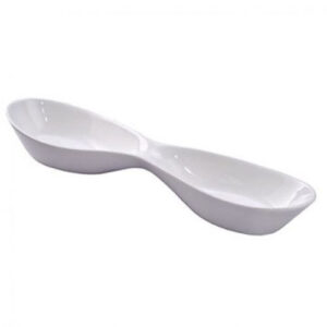 PORCELANA PLATO WEIYE TIPO SALSERA 2 COMPARTIMIENT