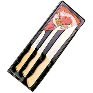 CUCHILLO KOLOR  SET 3 PZAS CAJA REGALO