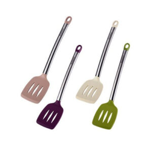 ESPÁTULA RANURADA 36*8.5*2 SS & SILICONE